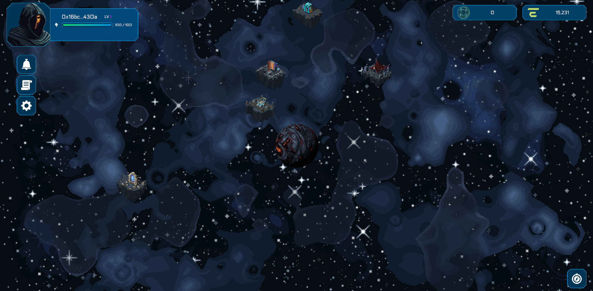 The orbital map of drifting stations and debris