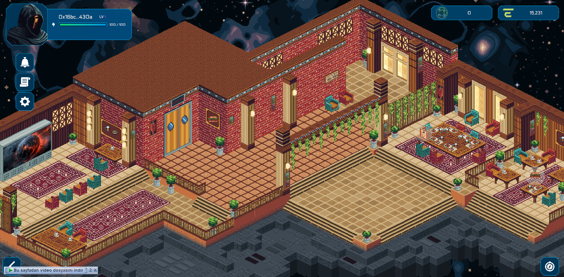 The Intergalactic Doner House social hub